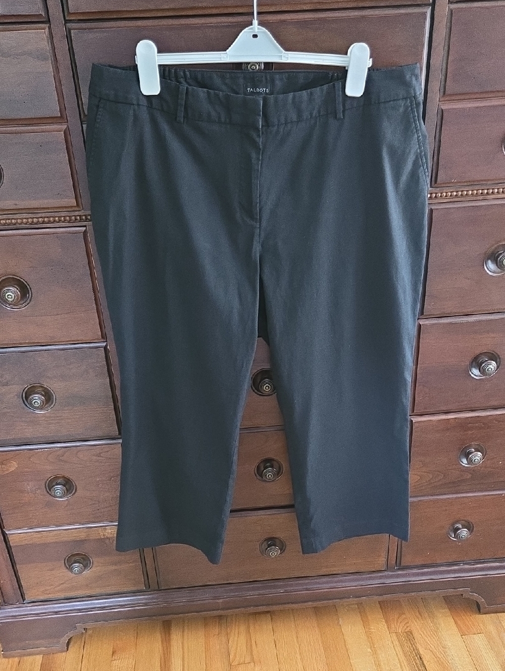 Talbots Cropped Pants Size 20W Black